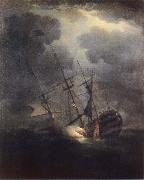 The Loss of H.M.S. Victory in a gale on 4 October 1744, Monamy, Peter